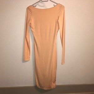 Sabo Skirt Fitted Peach Dress NWOT